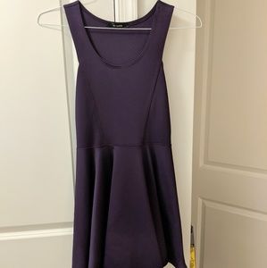 On Twelfth - Purple Dress W/ Cut Out Back